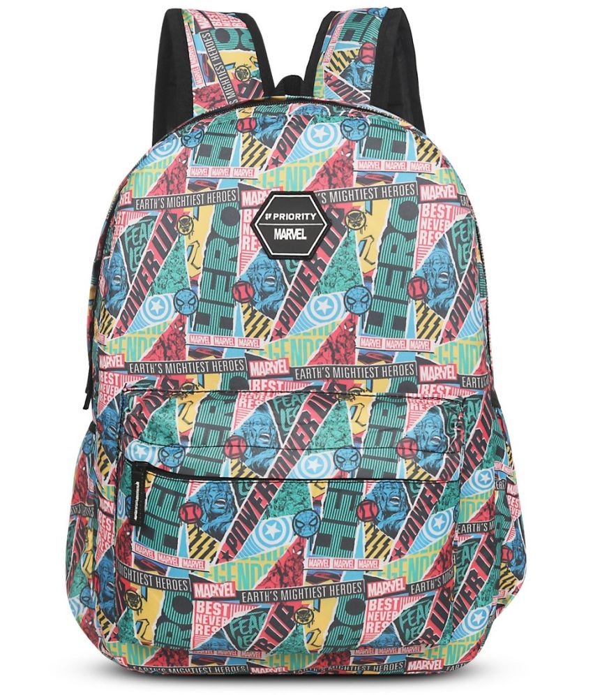     			Priority Multicolor Polyester Backpack ( 22 Ltrs )