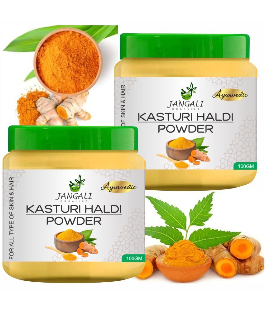     			PURE Jangali ORGANICS Wild Turmeric Face Pack Powder / Kasturi Manjal / Haldi 200G