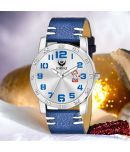 Lorenz Blue PU Analog Men's Watch