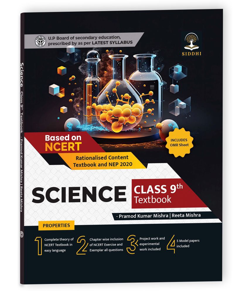     			Educart UP Board Class 9 SCIENCE Textbook 2024 (Based on Latest Pattern for 2024-25 Exam) English Medium