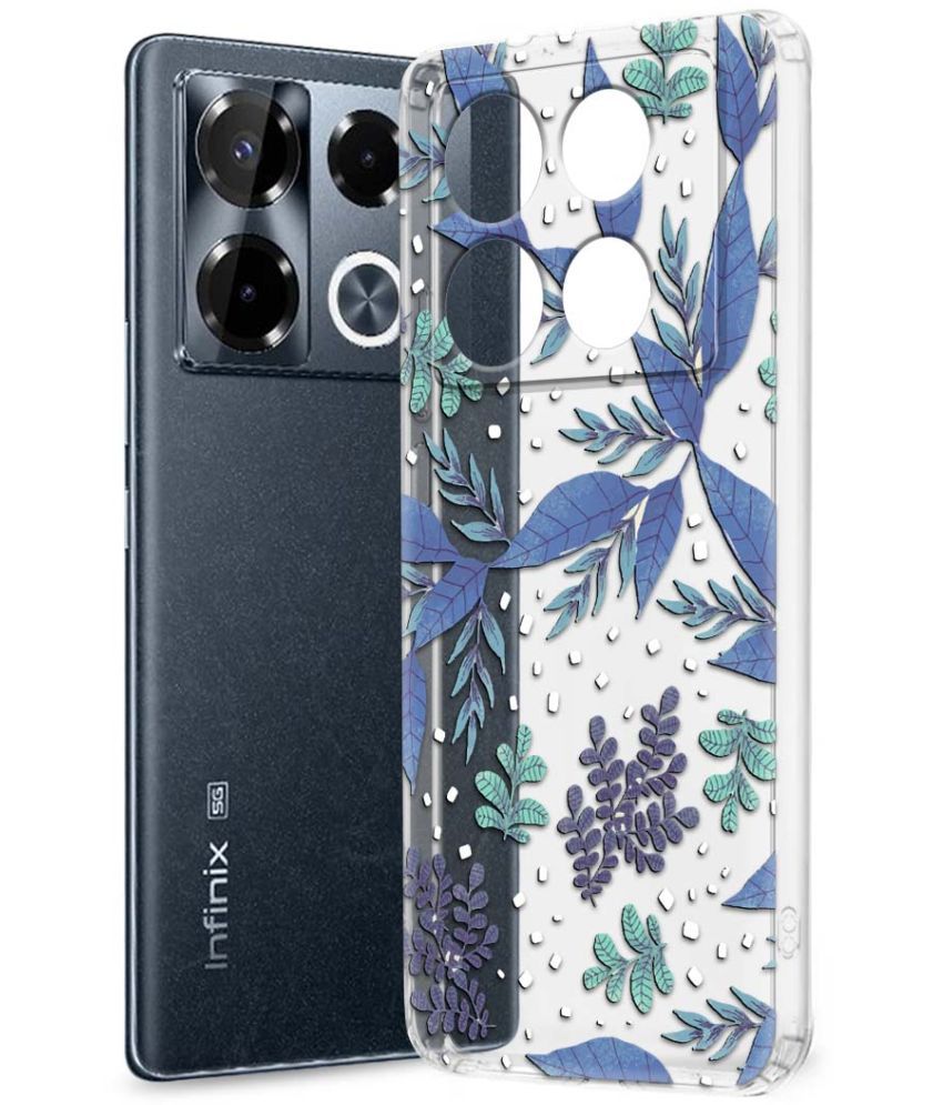     			Fashionury Multicolor Printed Back Cover Silicon Compatible For Infinix Note 40 pro plus 5G ( Pack of 1 )