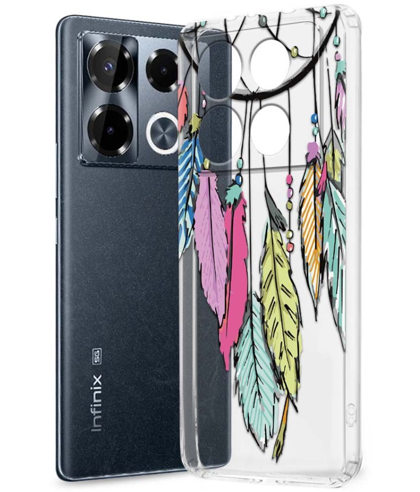     			Fashionury Multicolor Printed Back Cover Silicon Compatible For Infinix Note 40 pro plus 5G ( Pack of 1 )