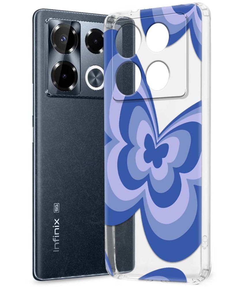     			Fashionury Multicolor Printed Back Cover Silicon Compatible For Infinix Note 40 pro plus 5G ( Pack of 1 )