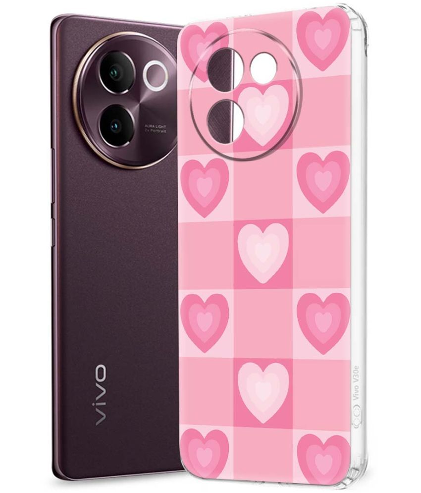     			Fashionury Multicolor Printed Back Cover Silicon Compatible For Vivo V30e 5G ( Pack of 1 )