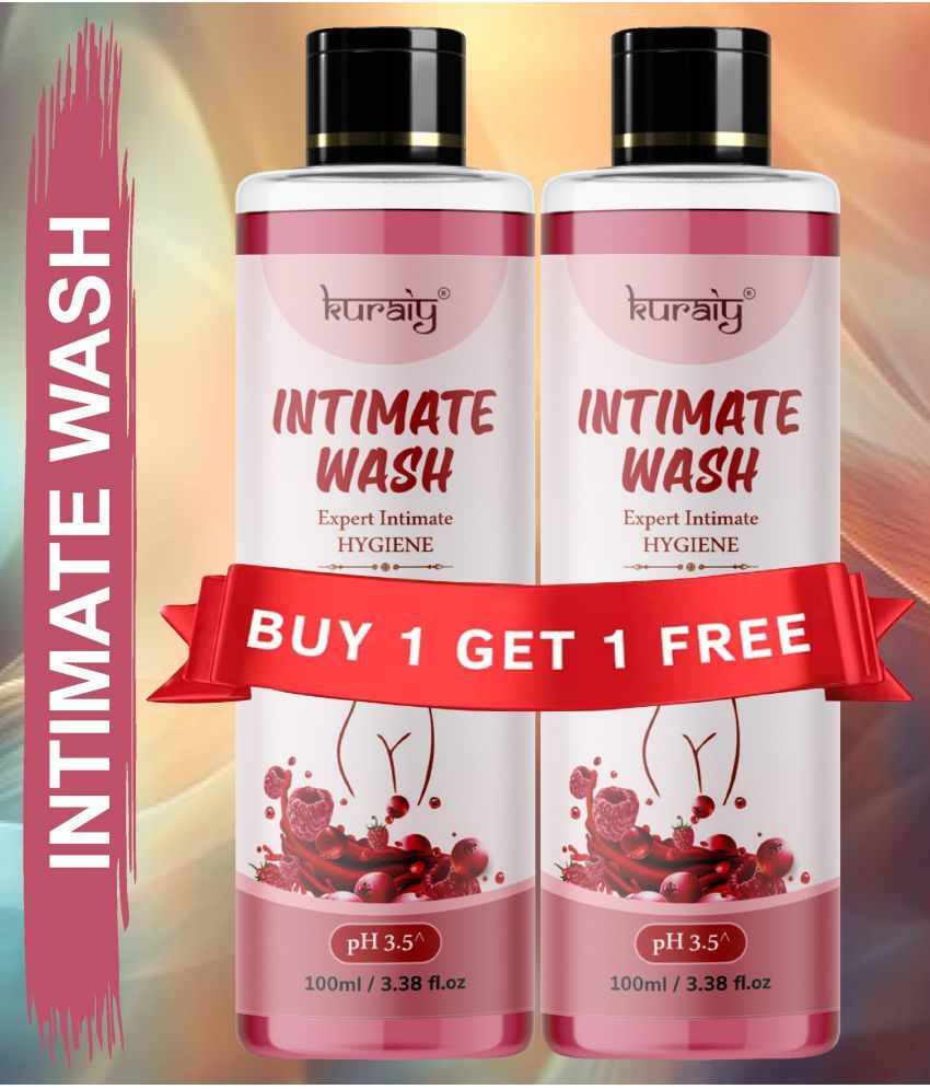     			KURAIY Intimate Wash Private Part area intimate hygiene wash 100ML Pack of 2