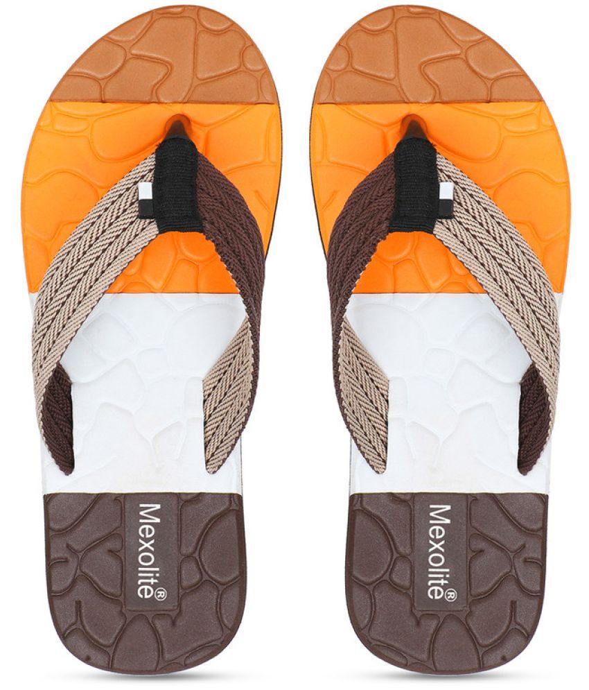     			Mexolite Orange Men's Daily Slipper