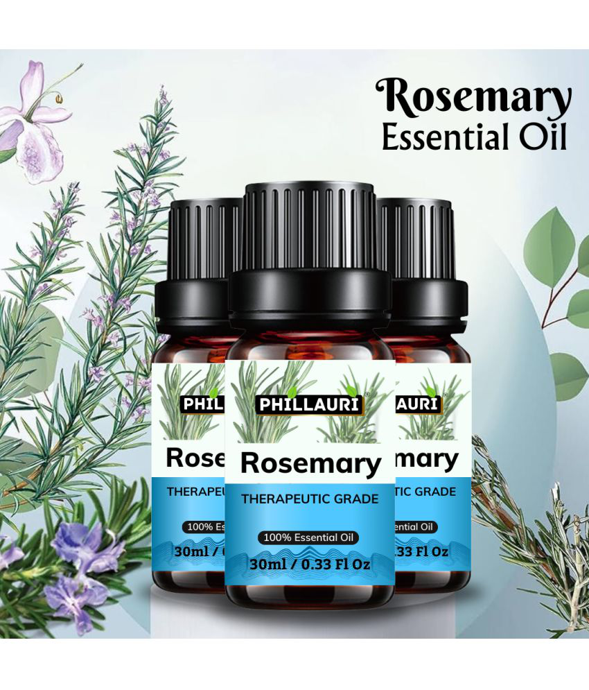     			Phillauri Rosemary Others Essential Oil Floral With Dropper 90 mL ( Pack of 3 )