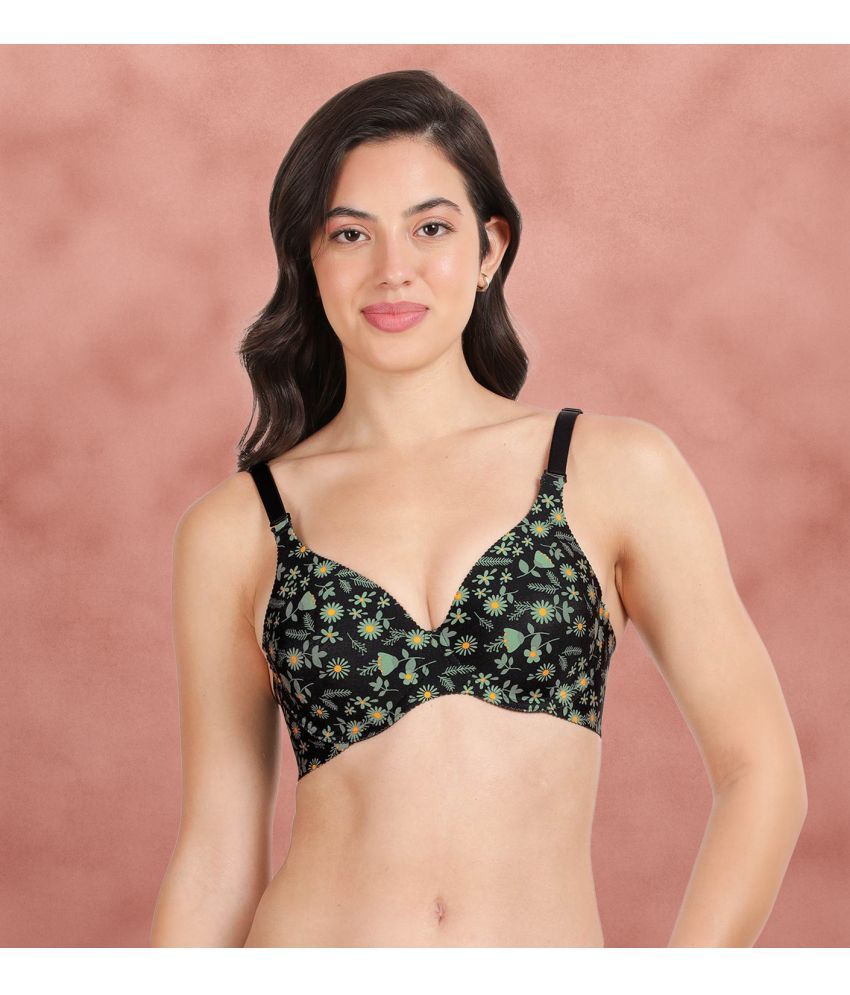     			Shyaway Green Nylon Lightly Padded Women's Everyday Bra ( Pack of 1 )