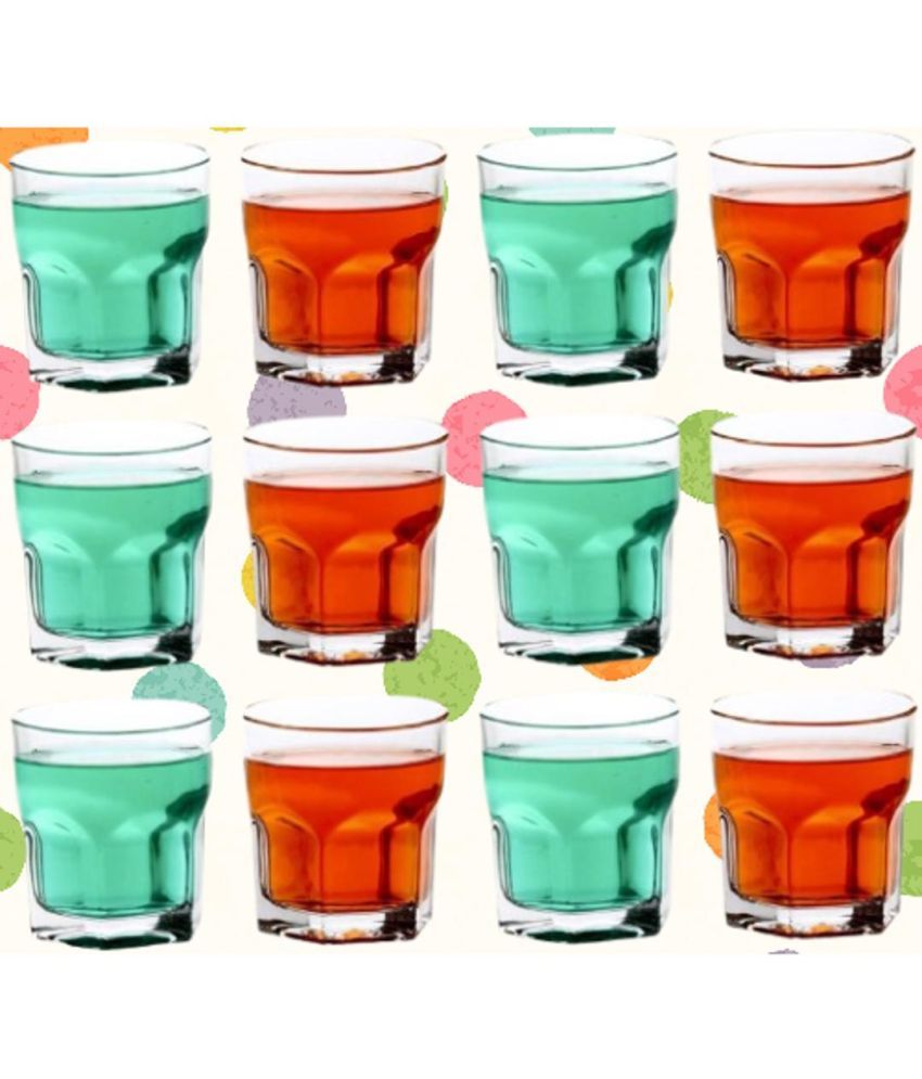     			Somil Drinking Glass Glass Glasses Set 250 ml ( Pack of 12 )