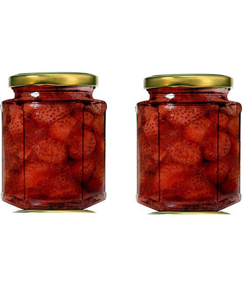     			Somil Glass Container Jar Glass Transparent Utility Container ( Set of 2 )