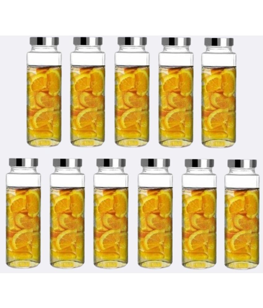     			Somil Glass Container Jar Glass Transparent Utility Container ( Set of 11 )