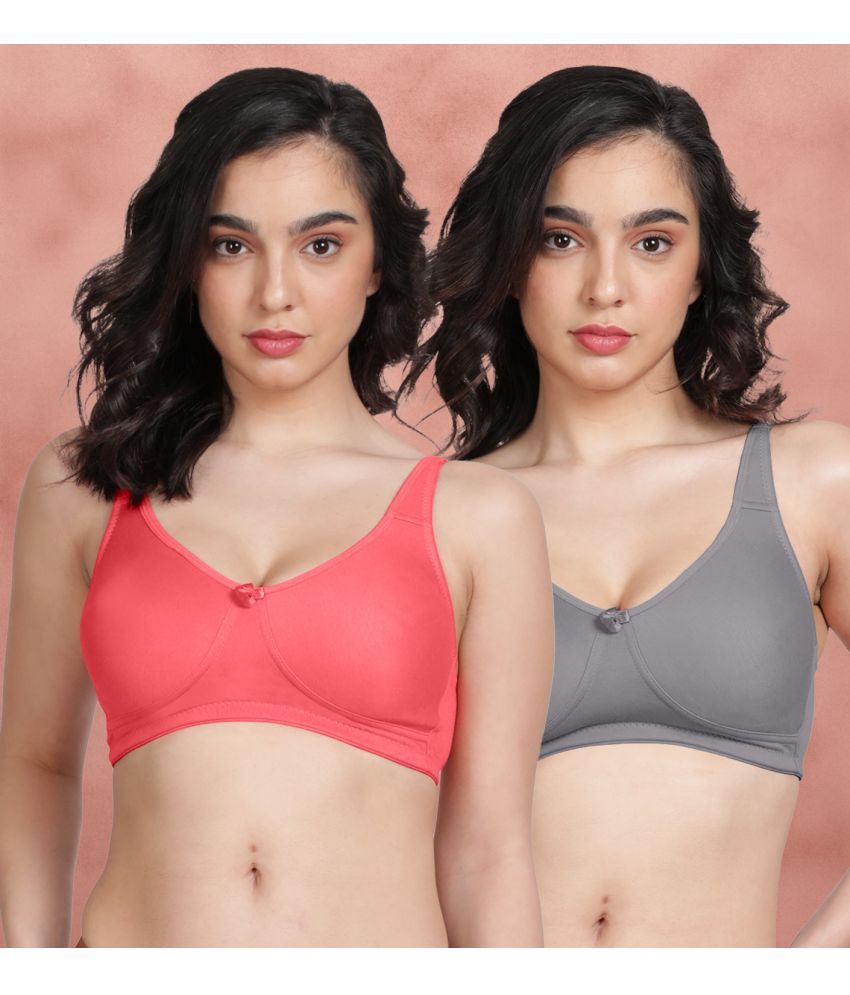     			Susie Multicolor Polyester Non Padded Women's Everyday Bra ( Pack of 2 )