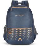 Aristocrat Blue Polyester Backpack ( 18 litres )