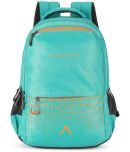 Aristocrat Green Polyester Backpack ( 18 litres )