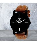 Lorenz Brown PU Analog Men's Watch