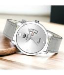 Lorenz Light Grey PU Analog Men's Watch