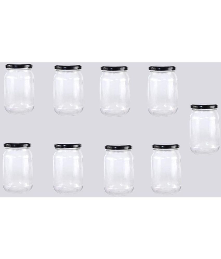     			AFAST Glass Container Jar Glass Nude Utility Container ( Set of 9 )