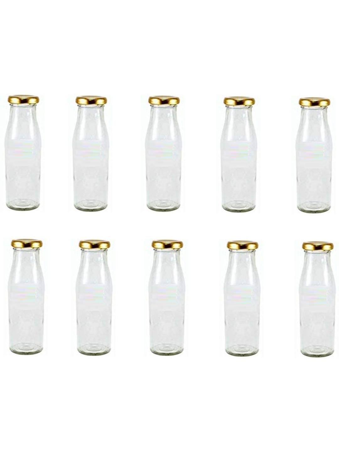     			AFAST Multipurpose Bottle Glass Transparent Utility Container ( Set of 10 )
