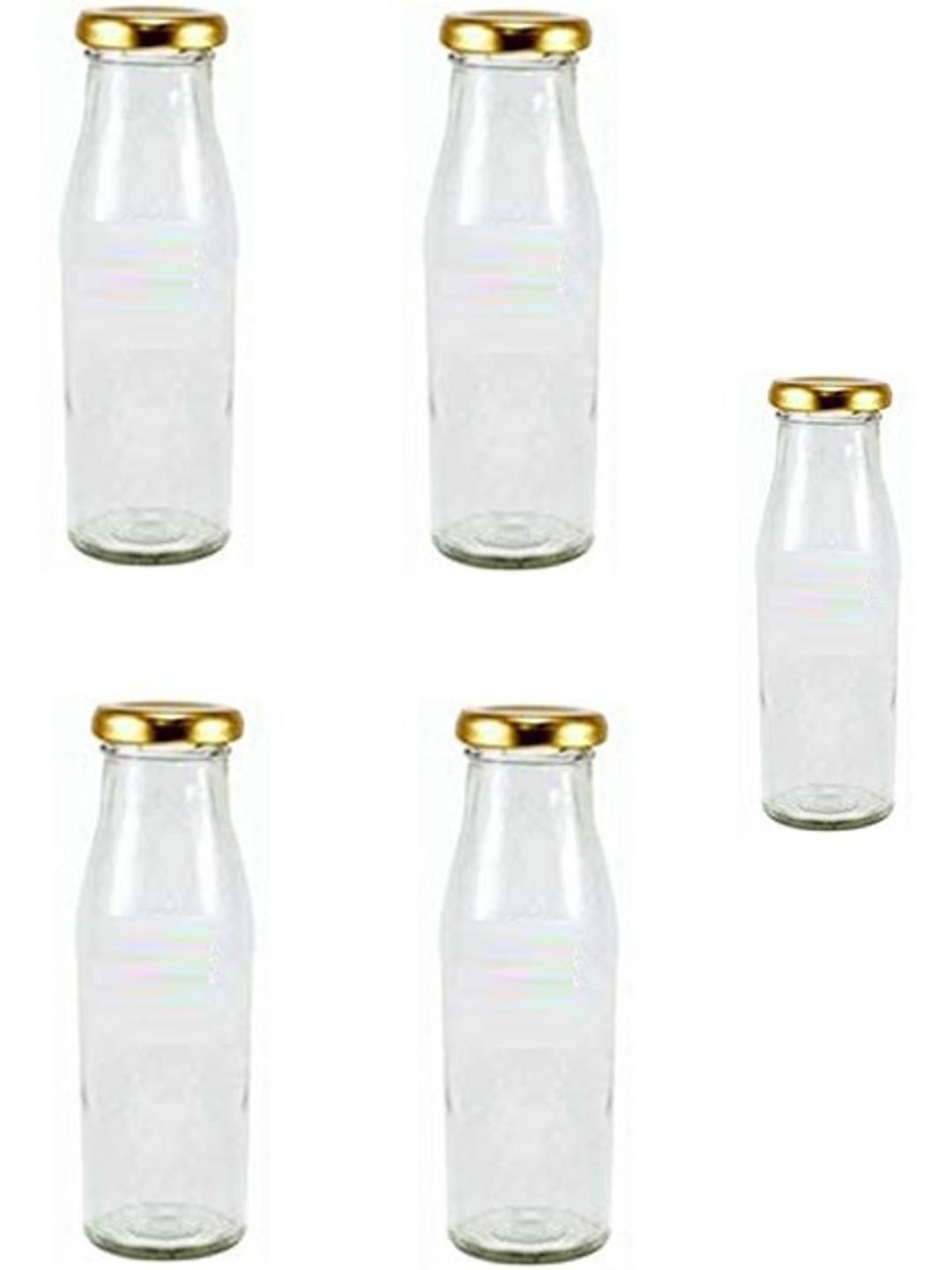     			AFAST Multipurpose Bottle Glass Transparent Utility Container ( Set of 5 )