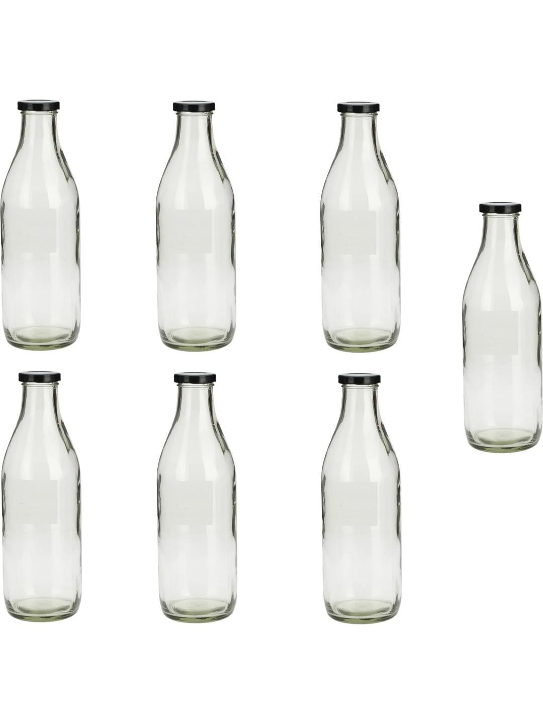     			AFAST Multipurpose Bottle Glass Transparent Utility Container ( Set of 7 )