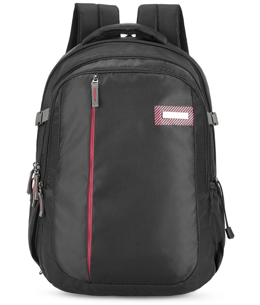     			Aristocrat Black Polyester Backpack ( 31 Ltrs )