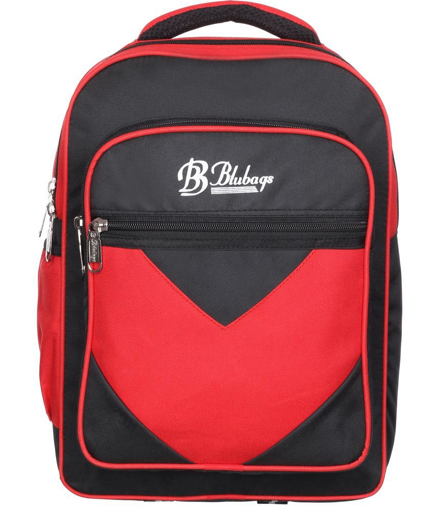     			Blubags Black Polyester Backpack ( 20 Ltrs )