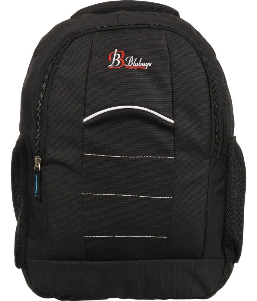     			Blubags Black Polyester Backpack ( 30 Ltrs )