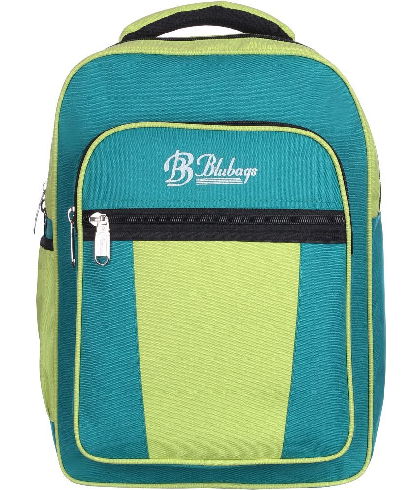     			Blubags Green Polyester Backpack ( 20 Ltrs )