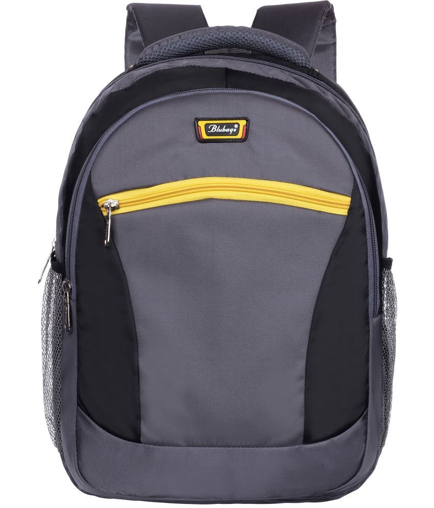     			Blubags Grey Polyester Backpack ( 32 Ltrs )