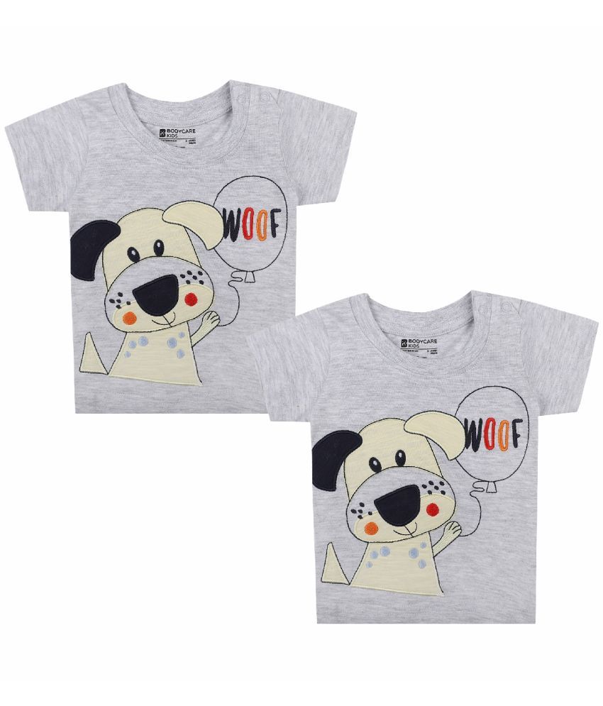     			Bodycare Gray Baby Boy T-Shirt ( Pack of 2 )