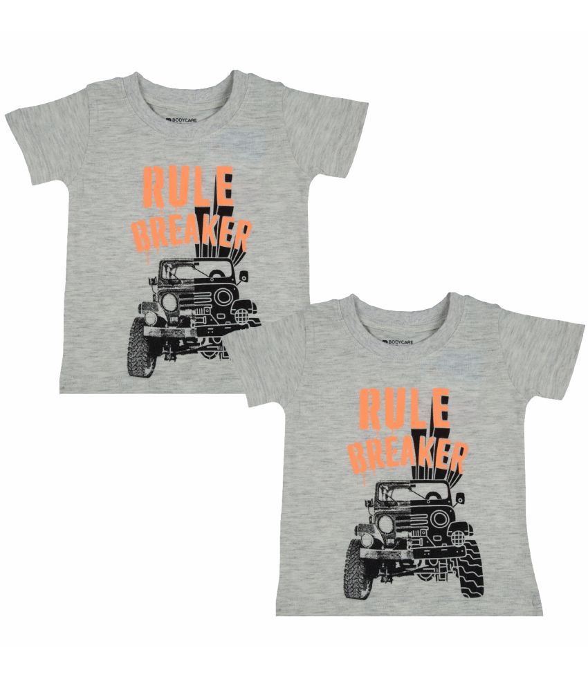     			Bodycare Gray Baby Boy T-Shirt ( Pack of 2 )