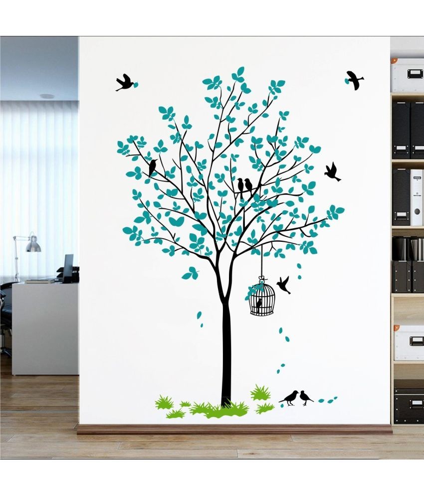     			INKEDIFY Wall Sticker Birds ( 120 x 90 cms )