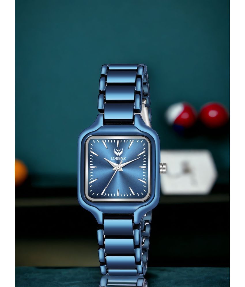     			Lorenz Blue Stainless Steel Analog Womens Watch