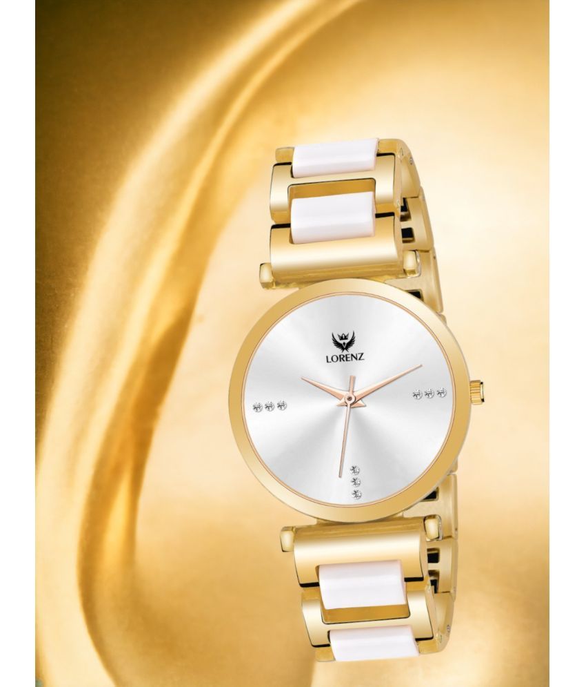     			Lorenz Gold Stainless Steel Analog Womens Watch