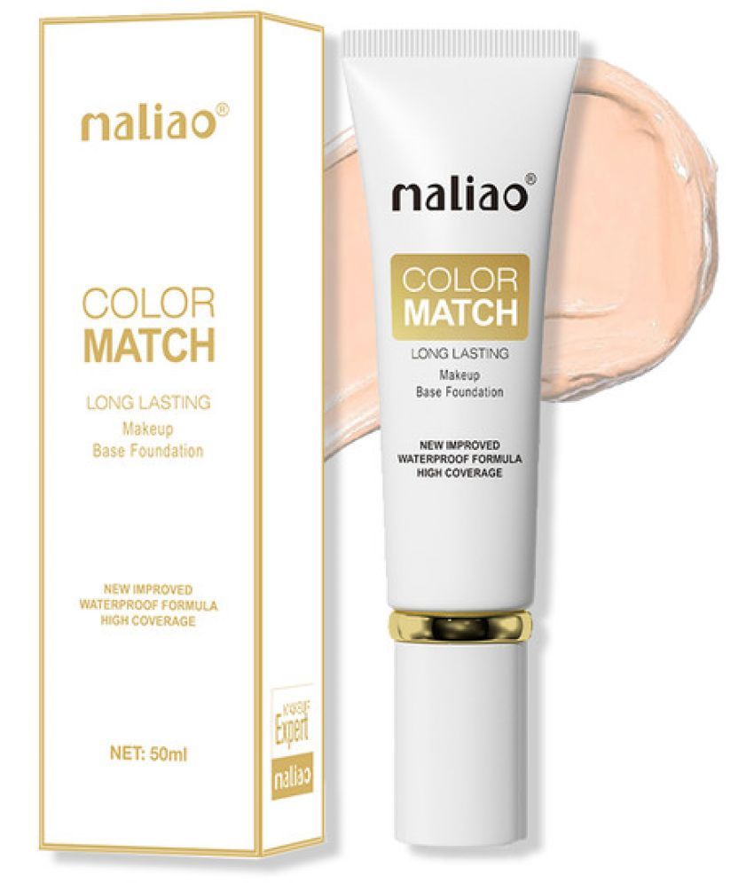     			Maliao Natural Cream For All Skin Types Skin Light Foundation Pack of 1