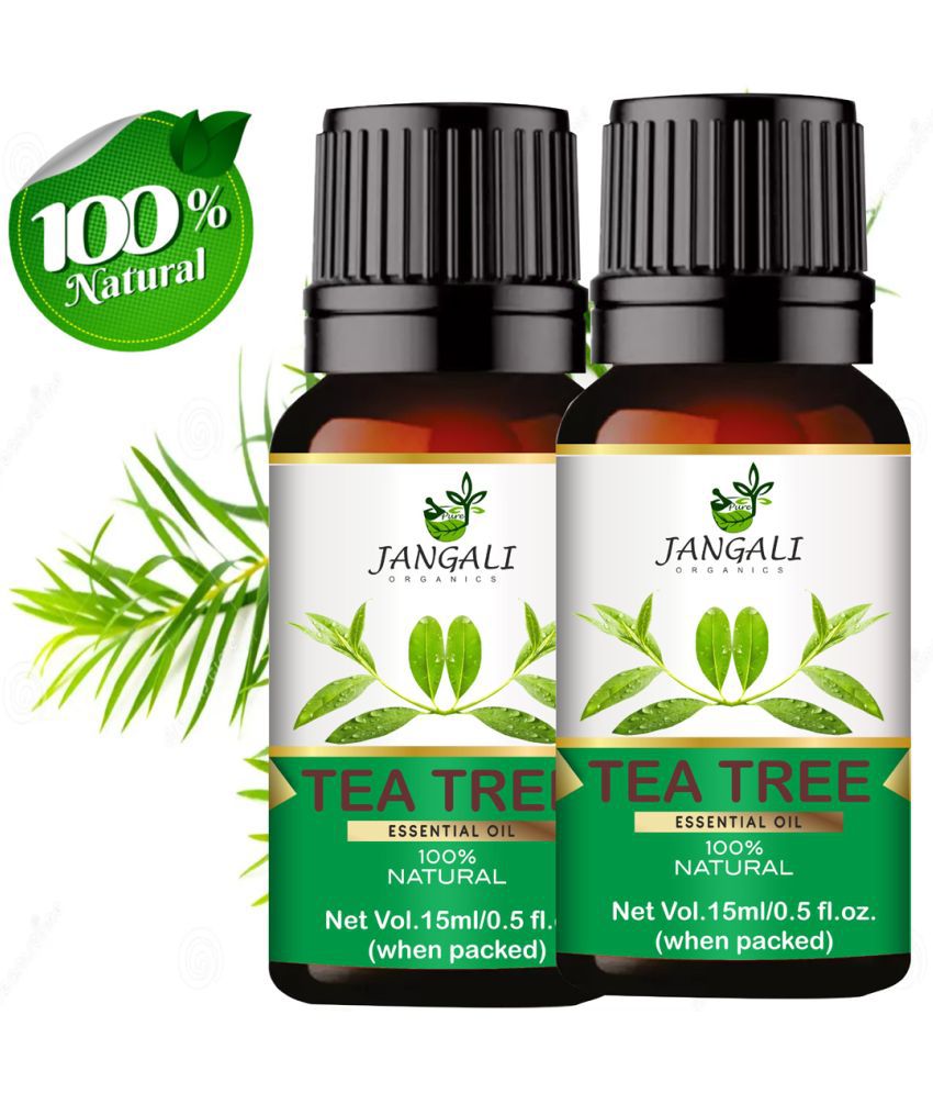     			Pure Jangali Organics Tea Tree Essential Oil 30 mL ( Pack of 2 )
