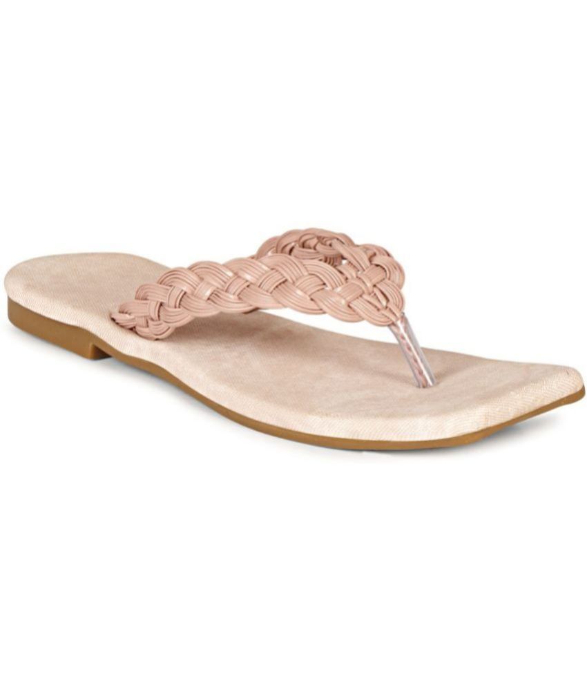     			Saheb Peach Women's Flats