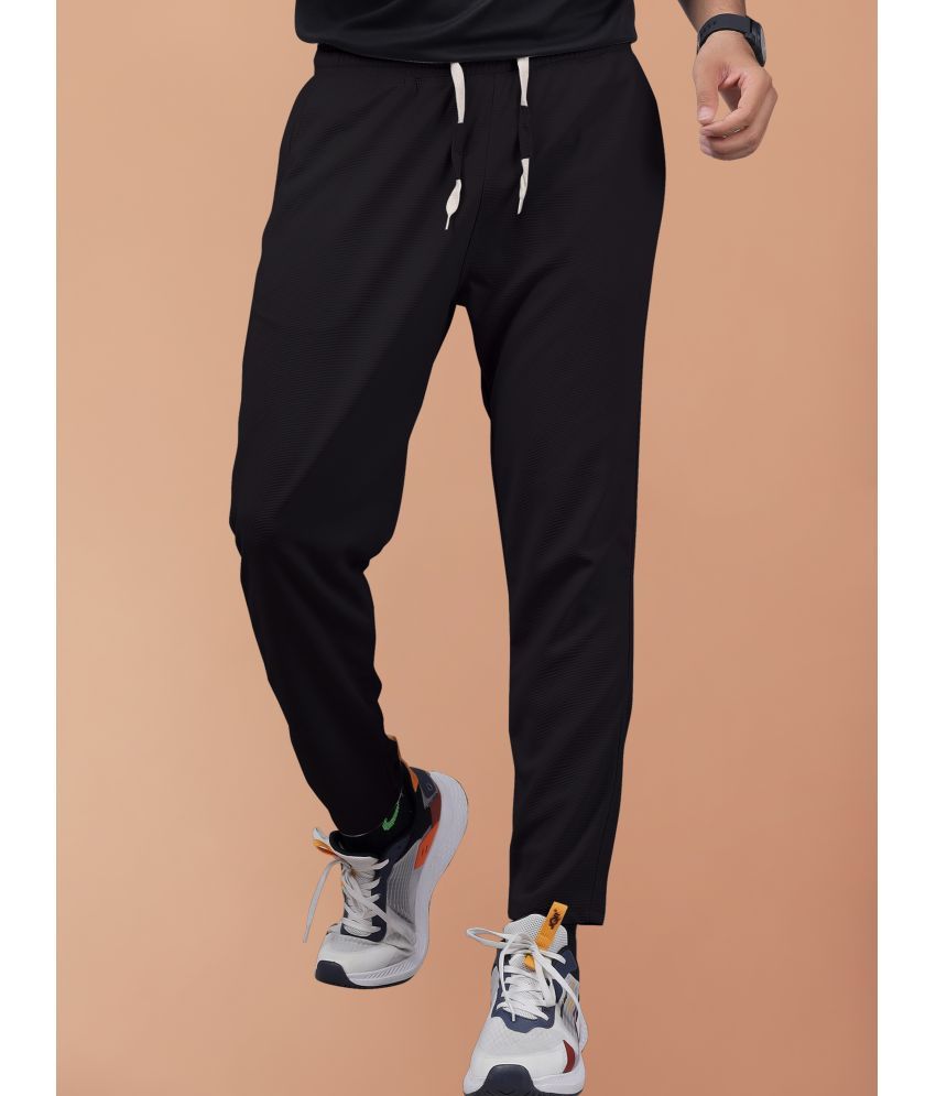     			Septem Black Cotton Blend Men's Trackpants ( Pack of 1 )