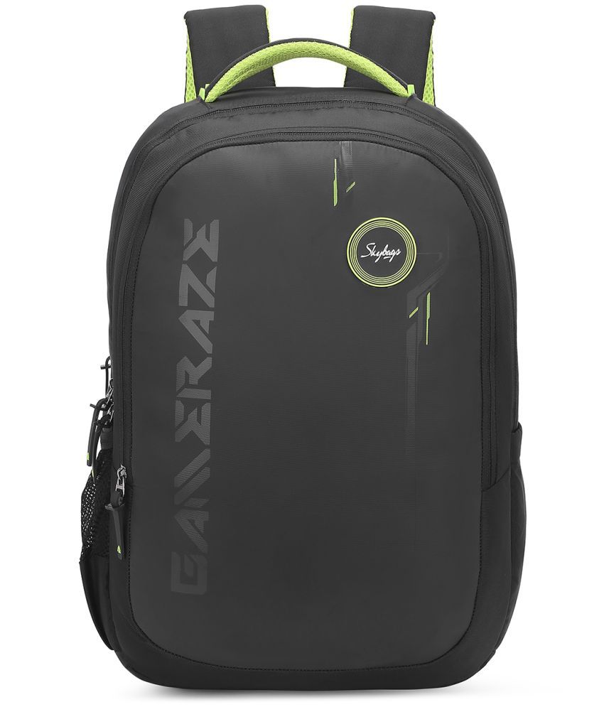     			Skybags Black Polyester Backpack ( 25 Ltrs )