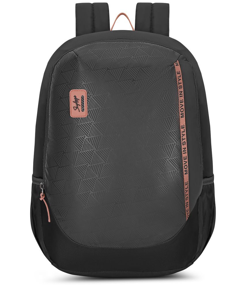     			Skybags Black Polyester Backpack ( 26 Ltrs )