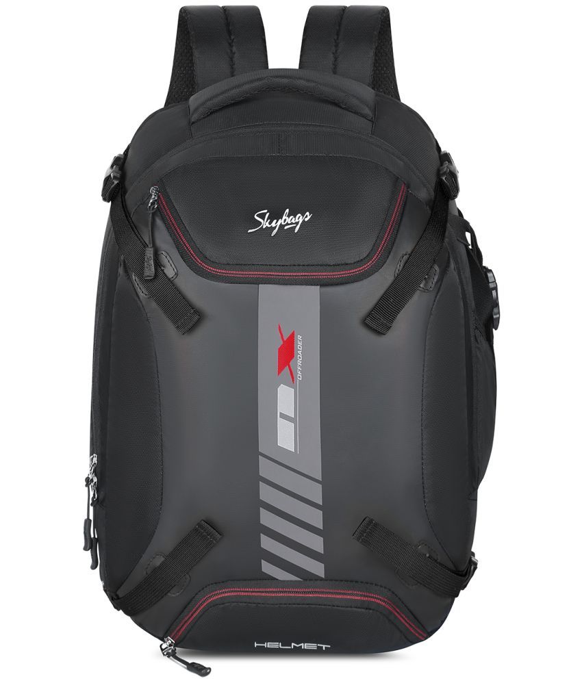     			Skybags Black Polyester Backpack ( 32 Ltrs )