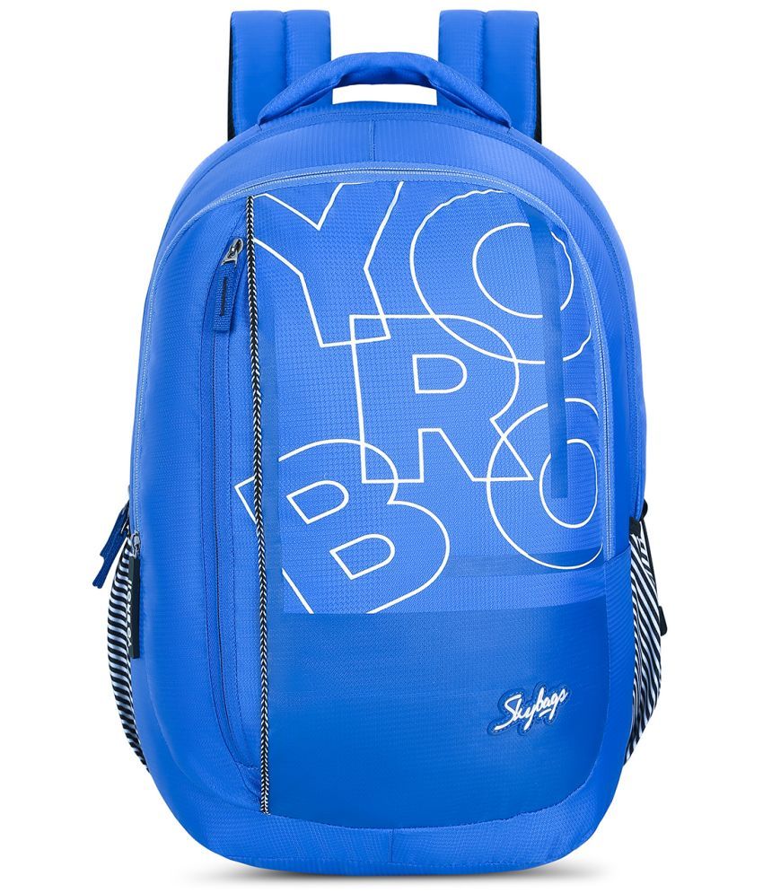     			Skybags Blue Polyester Backpack ( 32 Ltrs )