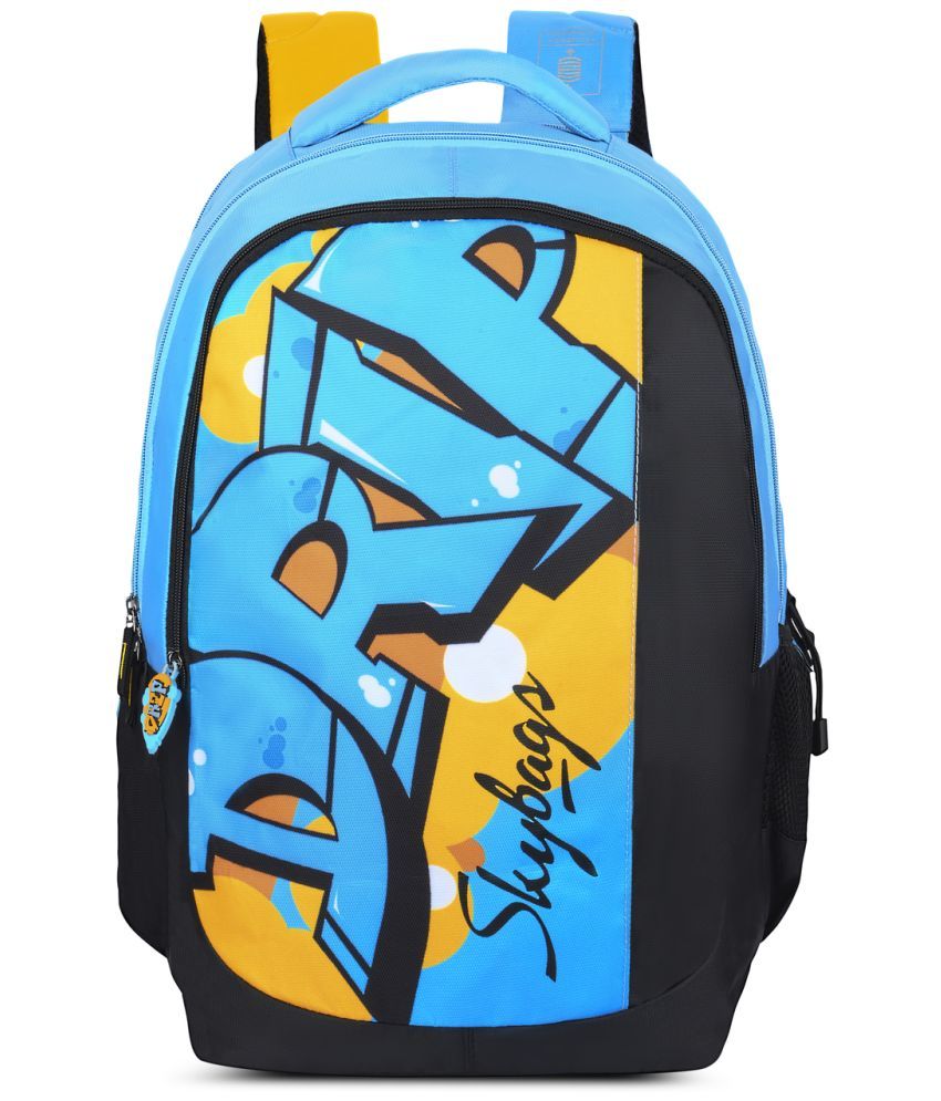     			Skybags Blue Polyester Backpack ( 33 Ltrs )