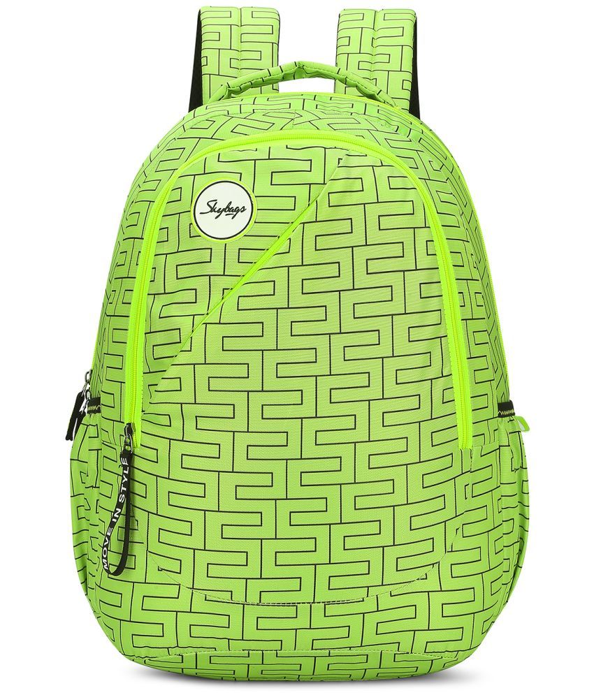     			Skybags Green Polyester Backpack ( 28 Ltrs )