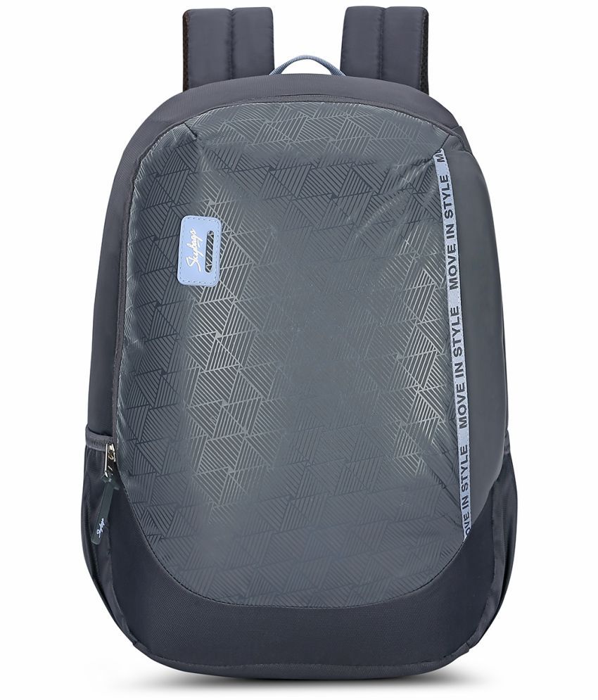     			Skybags Grey Polyester Backpack ( 26 Ltrs )