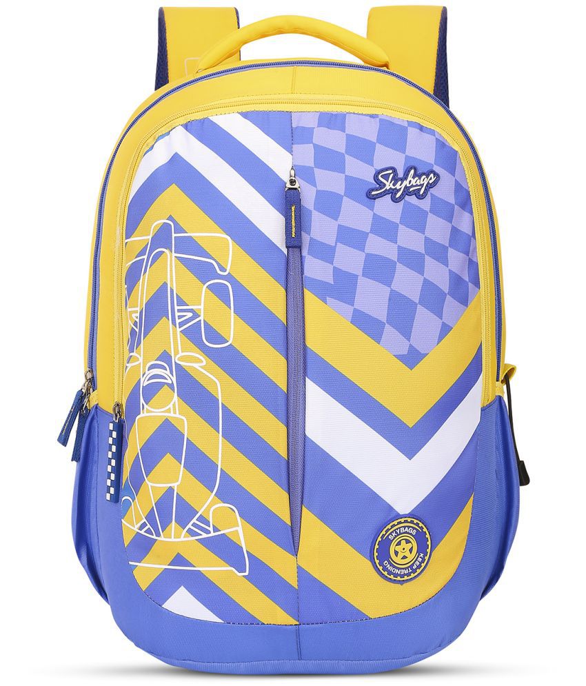     			Skybags Yellow Polyester Backpack ( 32 Ltrs )
