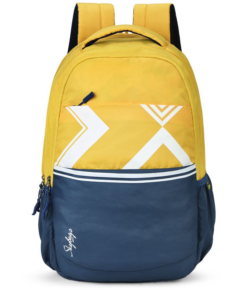     			Skybags Yellow Polyester Backpack ( 35 Ltrs )