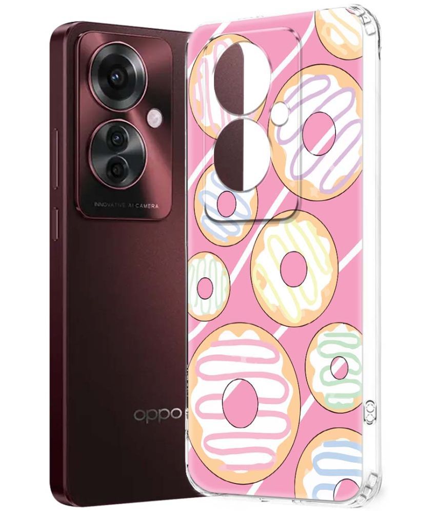     			Fashionury Multicolor Printed Back Cover Silicon Compatible For Oppo F25 Pro 5G ( Pack of 1 )