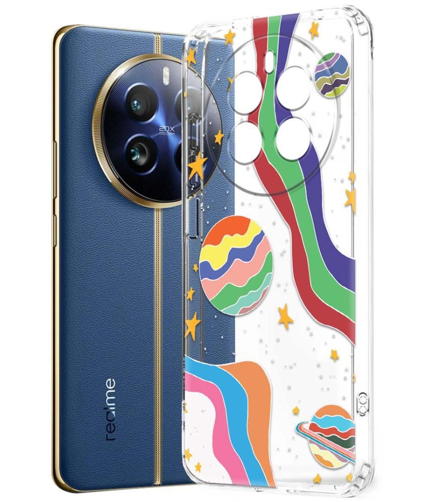     			Fashionury Multicolor Printed Back Cover Silicon Compatible For Realme 12  Pro Plus 5G ( Pack of 1 )