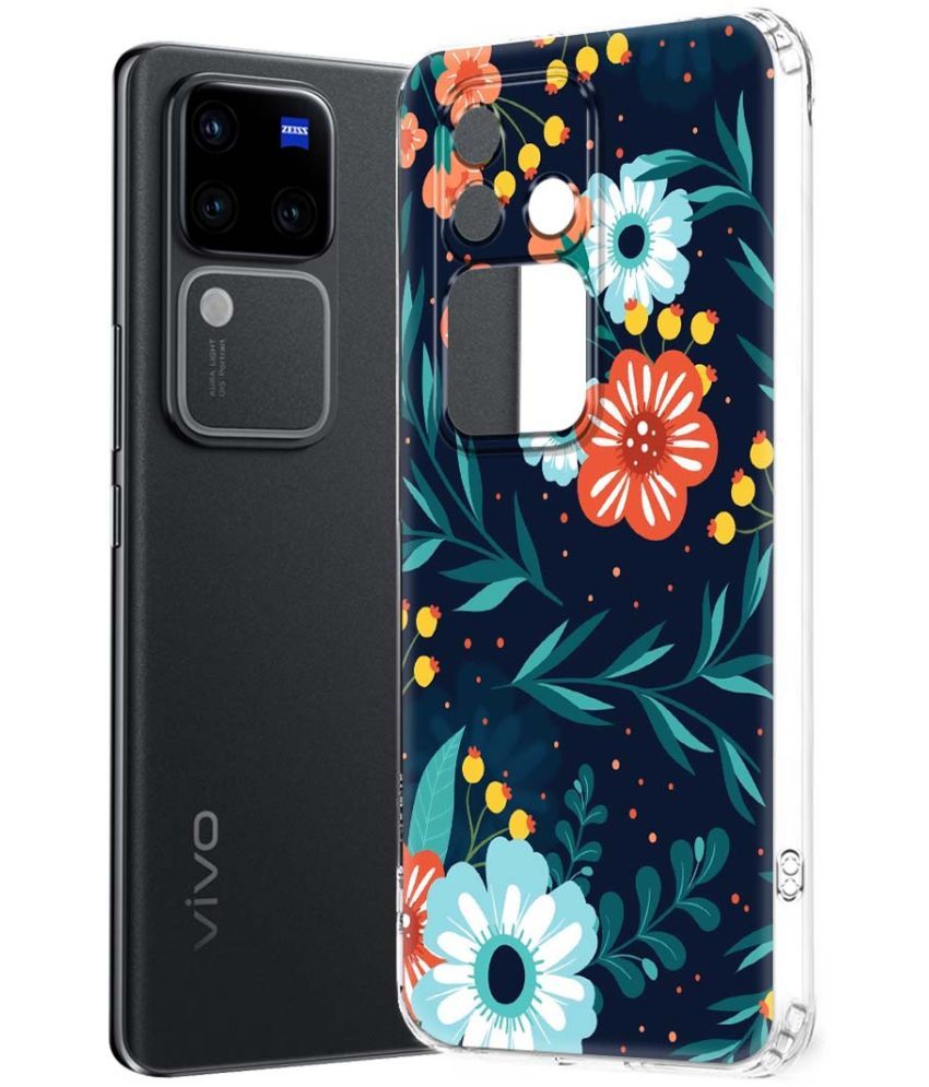     			Fashionury Multicolor Printed Back Cover Silicon Compatible For Vivo V30 Pro 5G ( Pack of 1 )